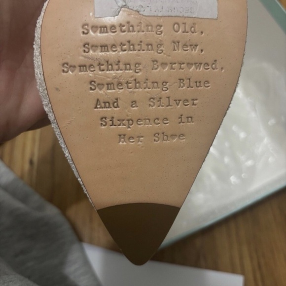 Elegant White Wedding Heels Charlotte Mills - Picture 11 of 14